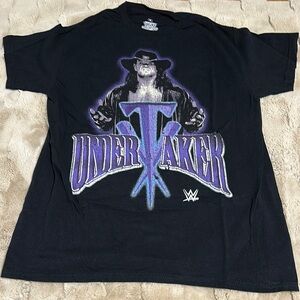 WWE Black and Purple Undertaker Short Sleeve Tee